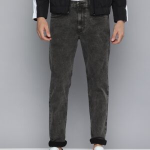 Men Grey 512 Slim Tapered Fit Light Fade Stretchable Jeans