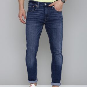 Men Tapered Fit Heavy Fade Stretchable Jeans